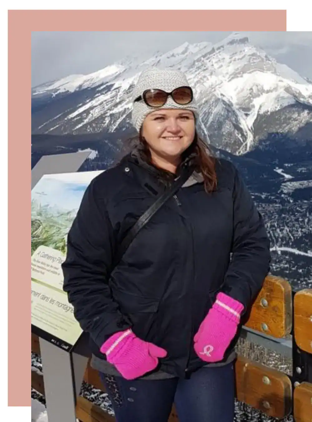 Picture of Lindsay Kelly in the mountains